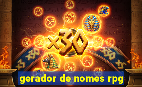 gerador de nomes rpg